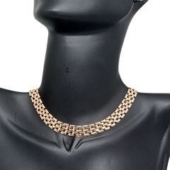 Altın  Kaplama Choker Kolye