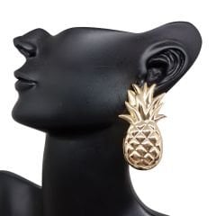 Tasarım ''' Ananas '' Figürlü Küpe